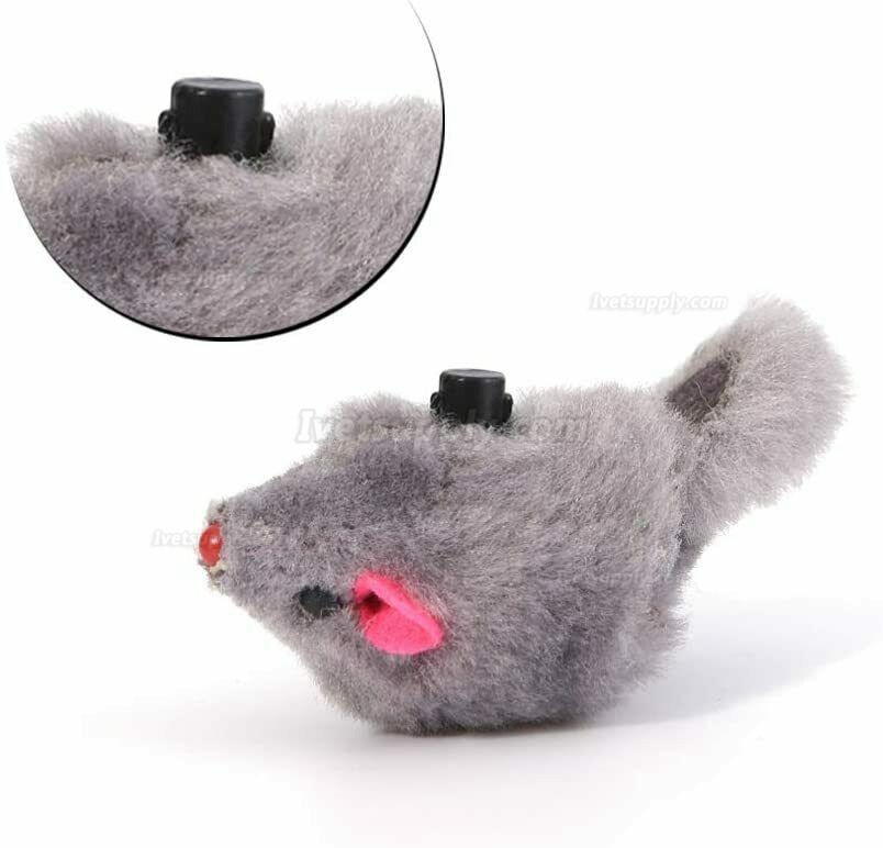 Interactive Cat Toys Mouse Catch Kitten Toy 4x Extra Running Mice Scratching Pad